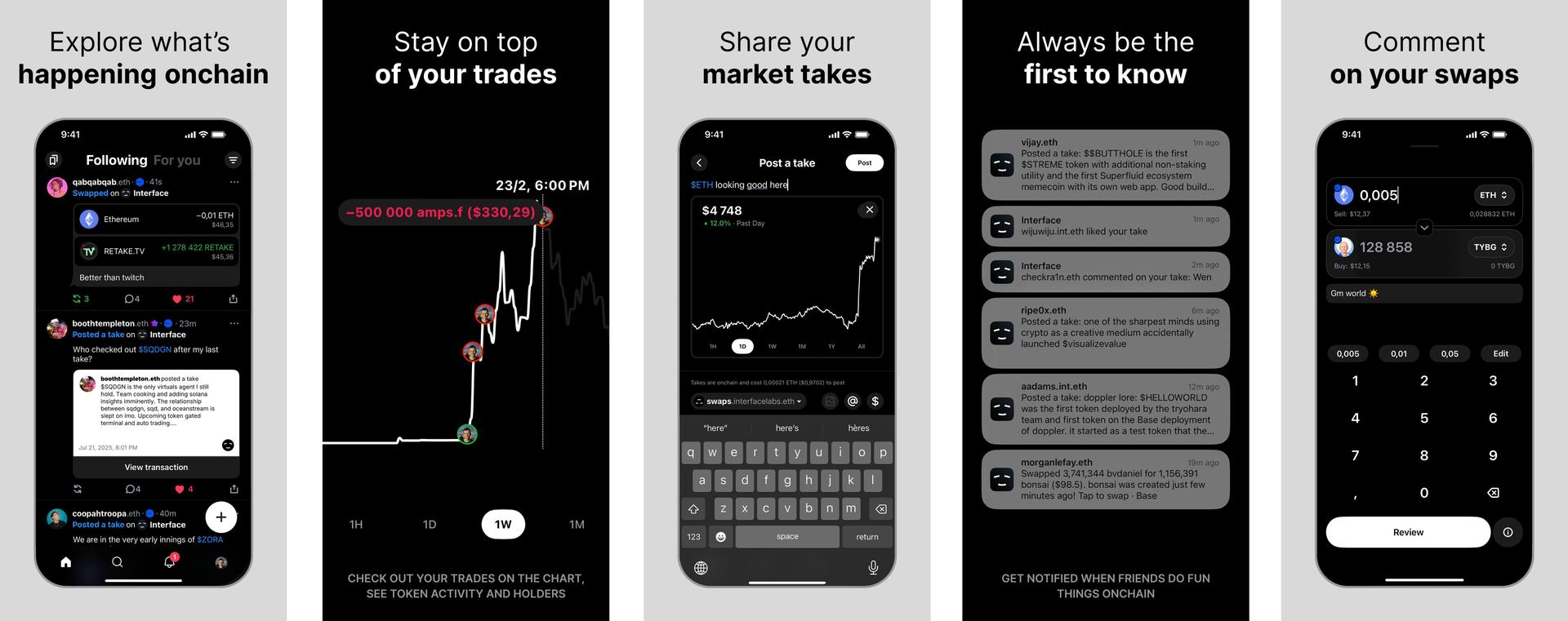 Screenshot 1 of Interface showing the application interface